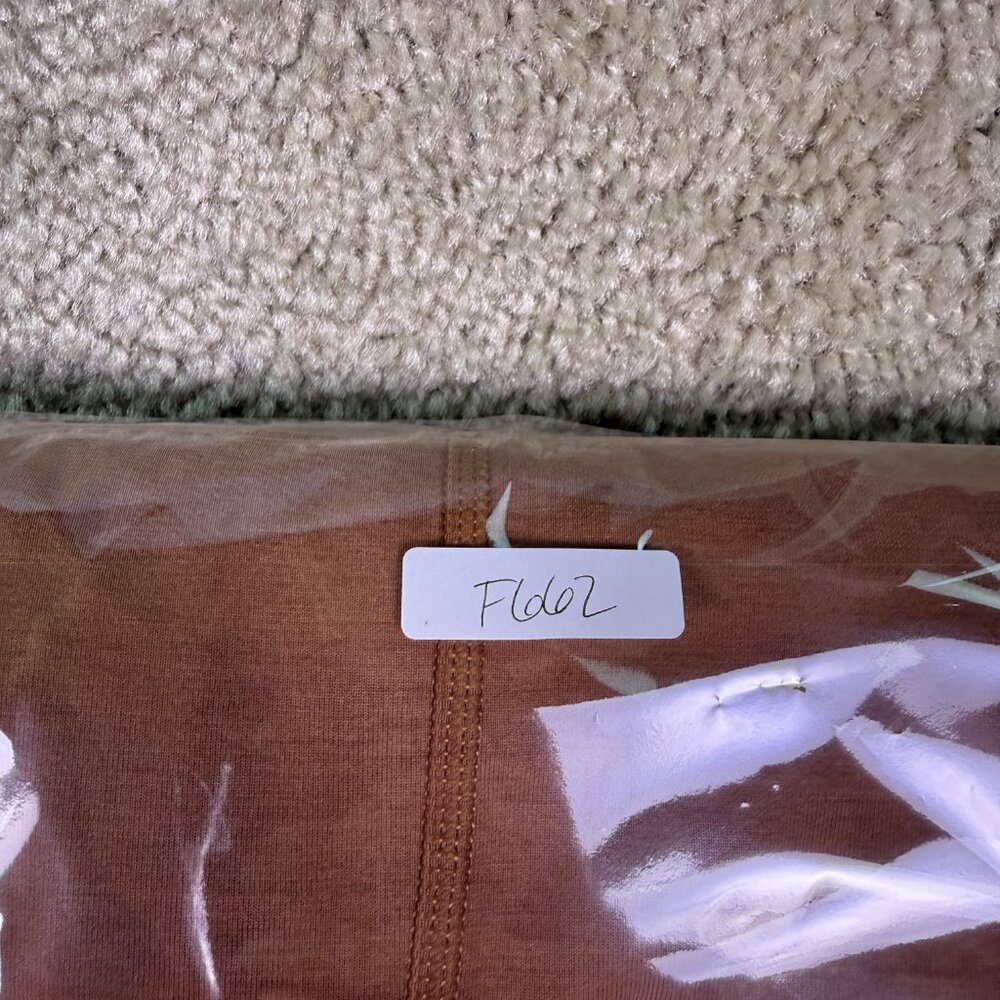 LULULEMON Softstreme High Rise Straight Cropped Pant Orange Size 10 LW6BZXS F662 - Picture 12 of 12